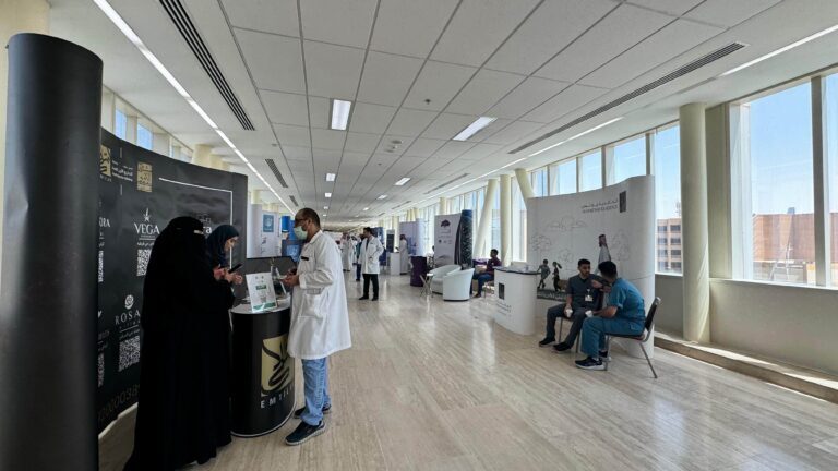 فعالية في مستشفى الملك فيصل التخصصي ومركز الابحاث بالتعاون مع بنك الرياض
