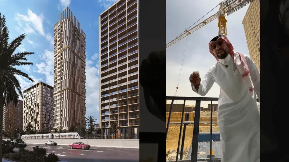 تغطية المؤثر عبدالمجيد الفوزان لمشروع المشاريع الأولى تاورز حي الصحافة